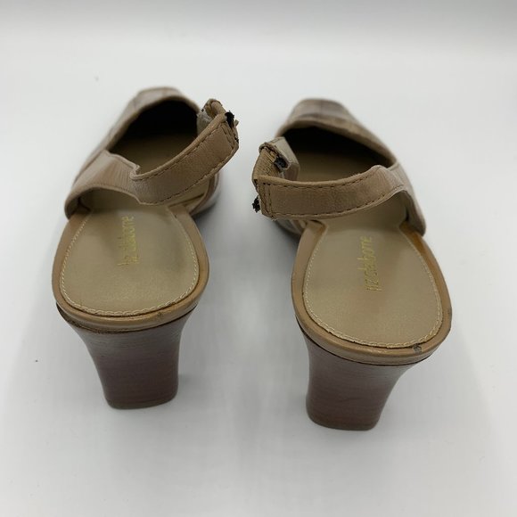 Liz Claiborne Abeline Marbled Leather Slingbacks - Picture 9 of 9